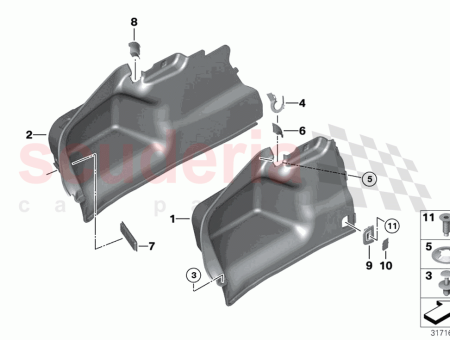 Photo of KOFFERRAUMVERKLEIDUNG LINKS…