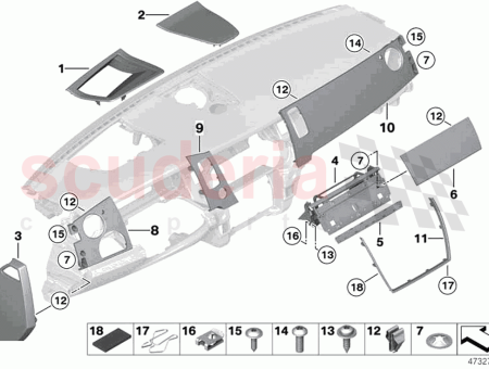 Photo of DEKORBLENDE AL FAHRERSEITE AUSSEN…