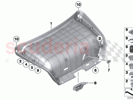 Photo of VERKLEIDUNGSPLATTE KOFFERRAUMDECKEL…