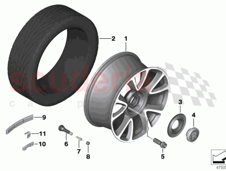Photo of LEICHTMETALLFELGE POLIERT…