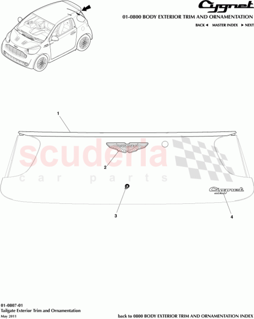 Part Diagram for Aston Martin AY2Y-43548-AA