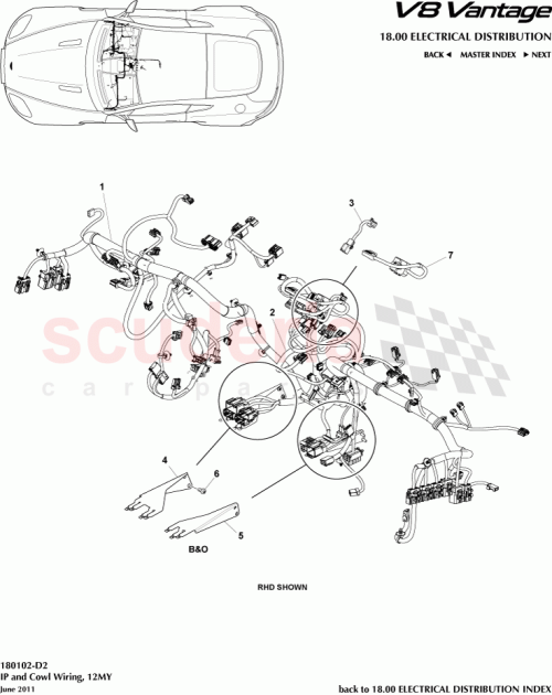 Part Diagram for Aston Martin CG3314B079AD