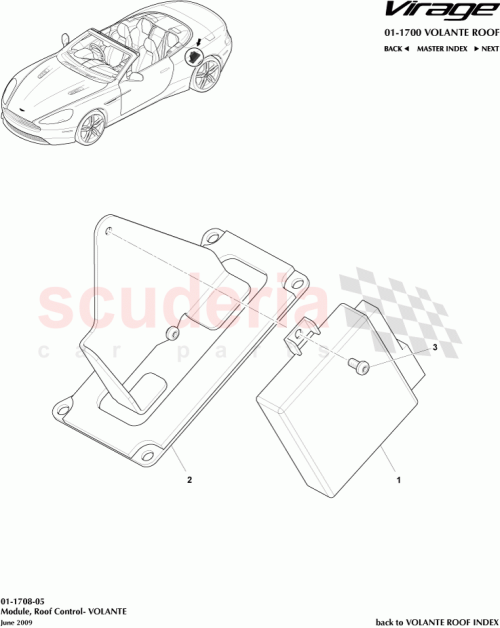 Part Diagram for Aston Martin 9G4313B524AE