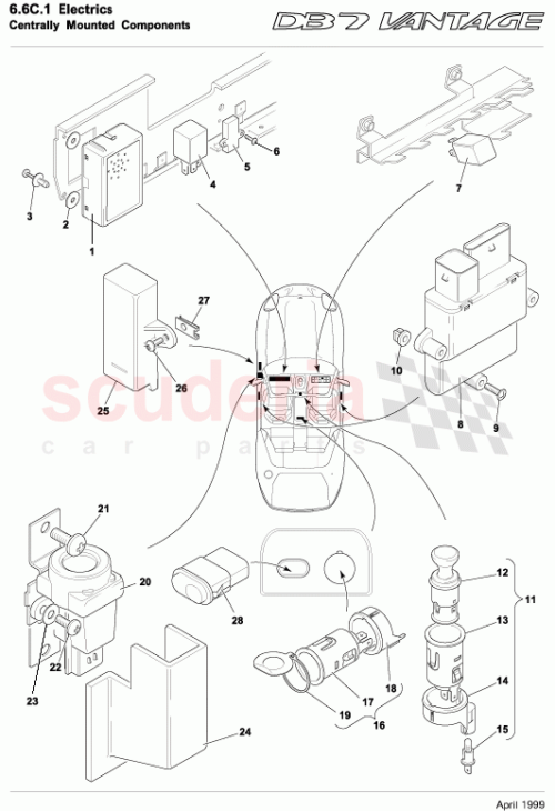 Part Diagram for Aston Martin 76-111926-AA