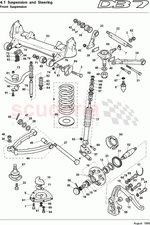 Part Diagram for Aston Martin 23-80970