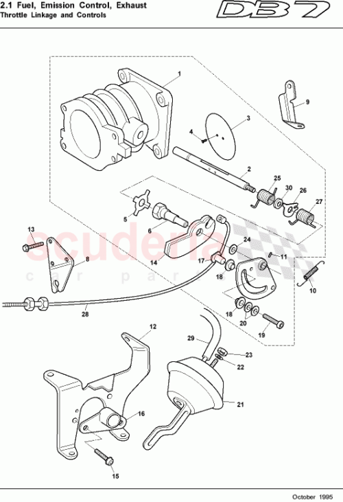 Part Diagram for Aston Martin 08-81599