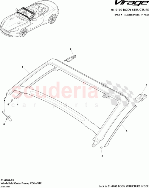 Part Diagram for Aston Martin BG43-L03056-AC