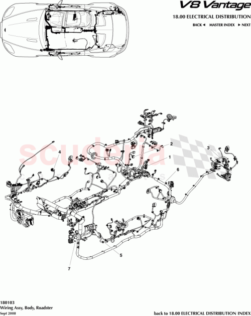 Part Diagram for Aston Martin 9G3314A005UD