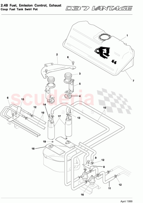 Part Diagram for Aston Martin 34-85141