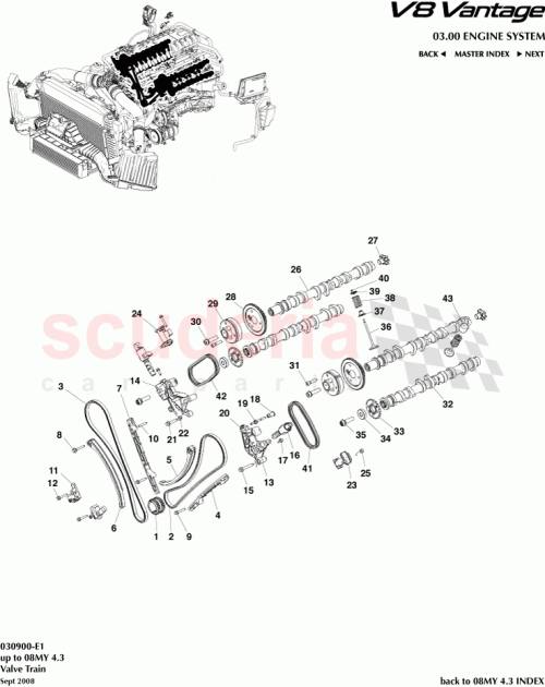 Part Diagram for Aston Martin 6G33-6507-BA