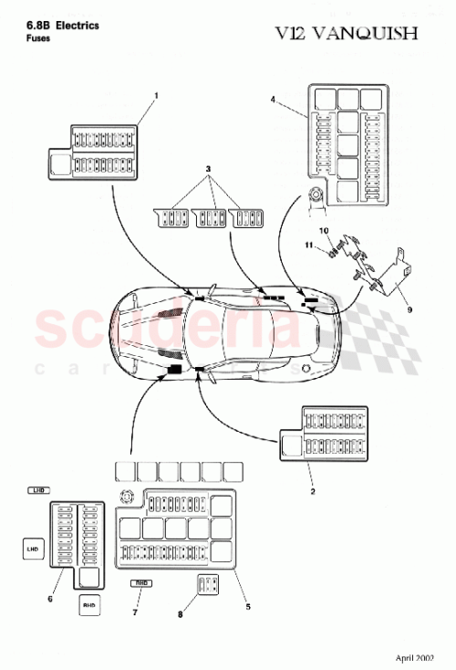 Part Diagram for Aston Martin 1R12-375796-AC