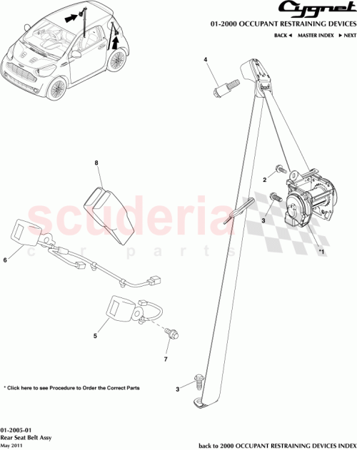 Part Diagram for Aston Martin 73370-74062-C0