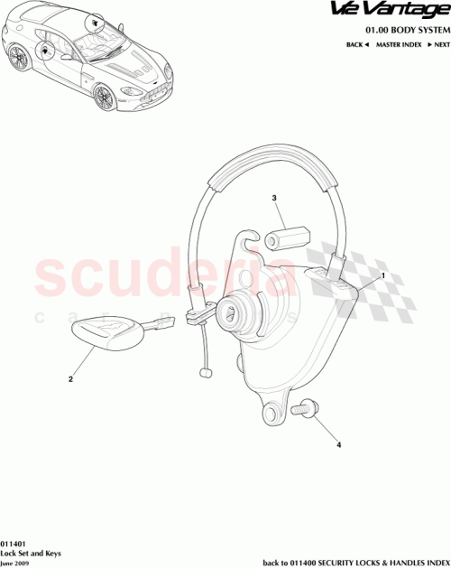 Part Diagram for Aston Martin 6G33-F21990-AB/N