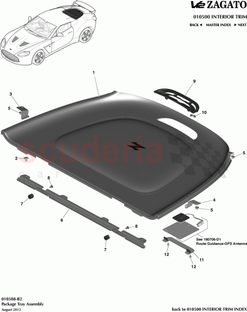 Part Diagram for Aston Martin CY83-46916-AB