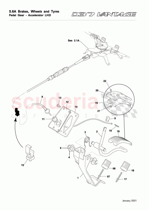 Part Diagram for Aston Martin 29-120824-AB