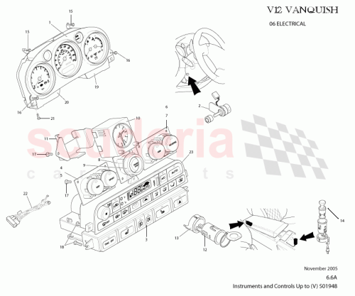 Part Diagram for Aston Martin 699499