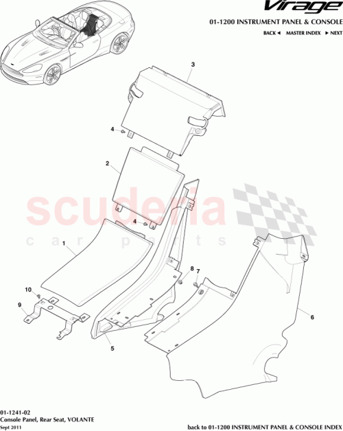 Part Diagram for Aston Martin AD33L047A44ACW
