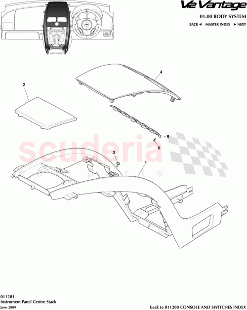 Part Diagram for Aston Martin AD23-047A04-BA