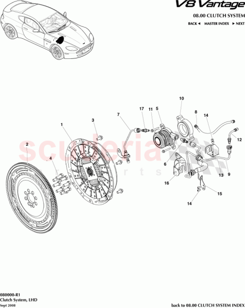 Part Diagram for Aston Martin 6G33-486859-AA-PK
