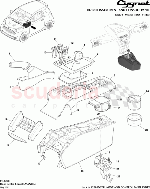 Part Diagram for Aston Martin 58910-74010-C0