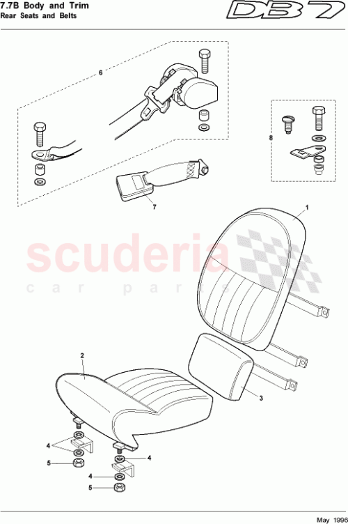 Part Diagram for Aston Martin 17111697AA