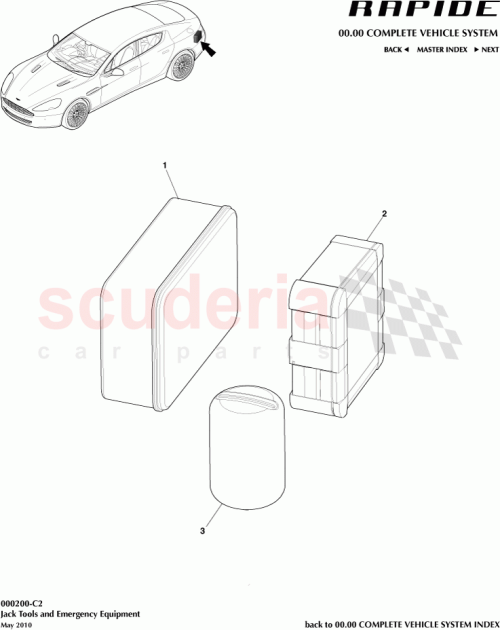 Part Diagram for Aston Martin AD4319A441AA
