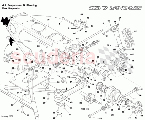 Part Diagram for Aston Martin 26-122904-AA