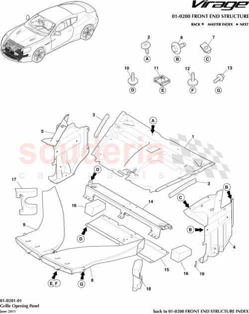 Part Diagram for Aston Martin CG43-334611-AA
