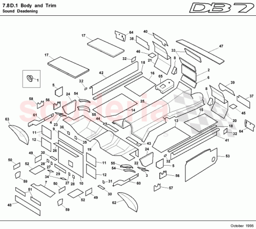 Part Diagram for Aston Martin 2896