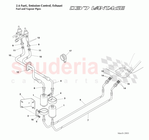 Part Diagram for Aston Martin 34-83629-PK