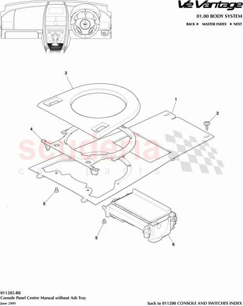 Part Diagram for Aston Martin 6G33-06202-AA