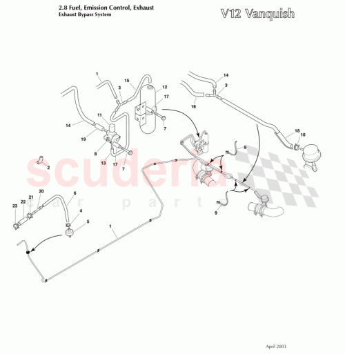 Part Diagram for Aston Martin 1R12-352967-AA