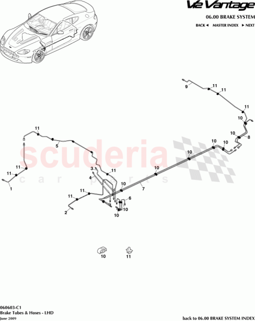 Part Diagram for Aston Martin 6G33-2264-AA
