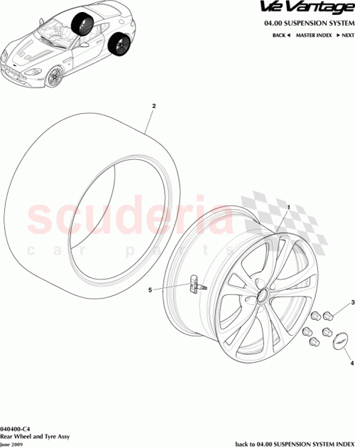 Part Diagram for Aston Martin BG43360671AB