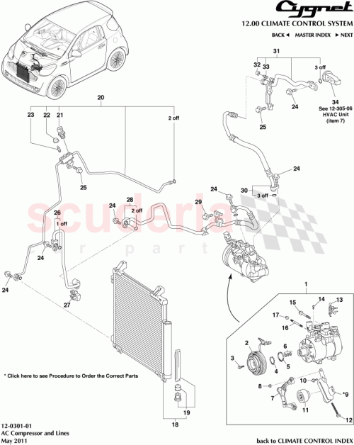 Part Diagram for Aston Martin 88515-74010