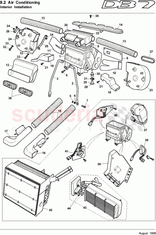 Part Diagram for Aston Martin 3782023