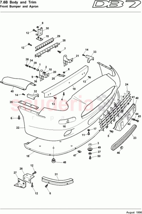 Part Diagram for Aston Martin 77-82543