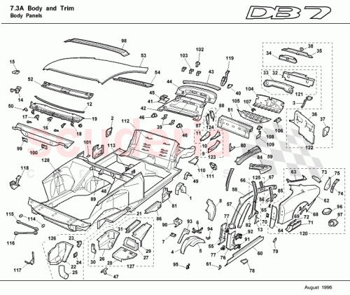 Part Diagram for Aston Martin 20-80589