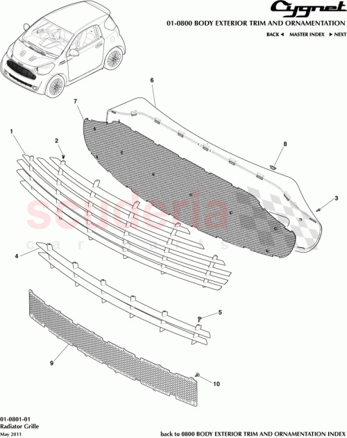 Part Diagram for Aston Martin AY2Y-R7081-AA