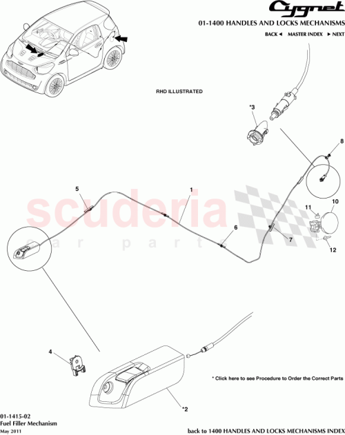 Part Diagram for Aston Martin 77306-52040