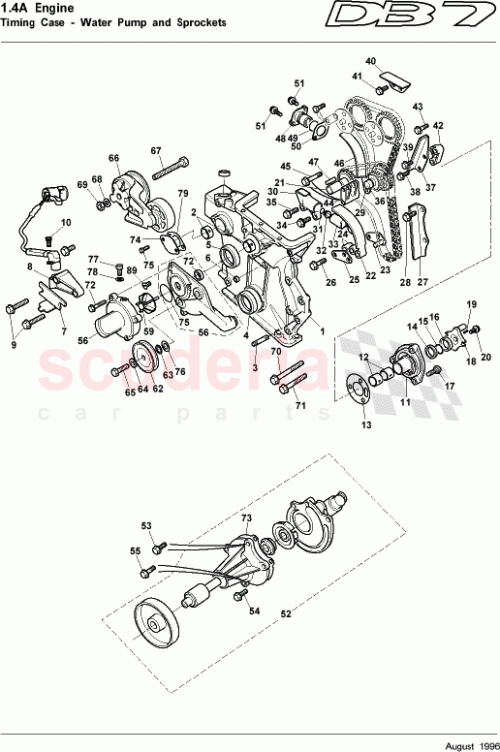 Part Diagram for Aston Martin 05-83544