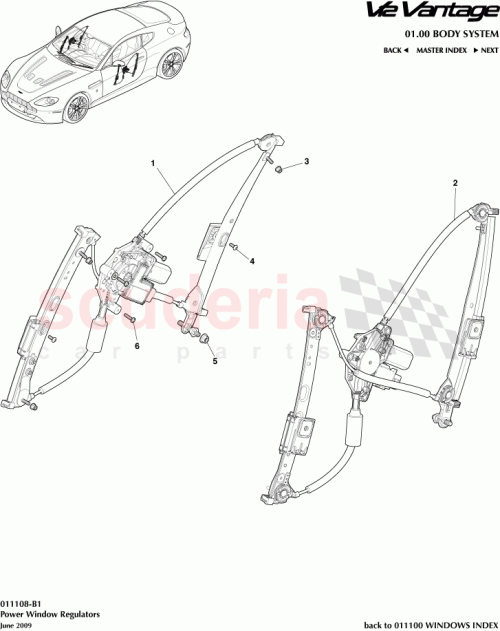 Part Diagram for Aston Martin 6G33-F23201-AE