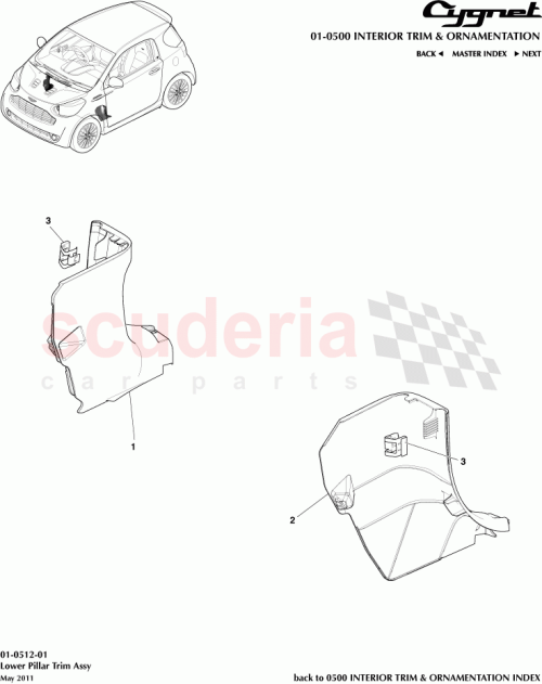 Part Diagram for Aston Martin AY2Y-02511-AA