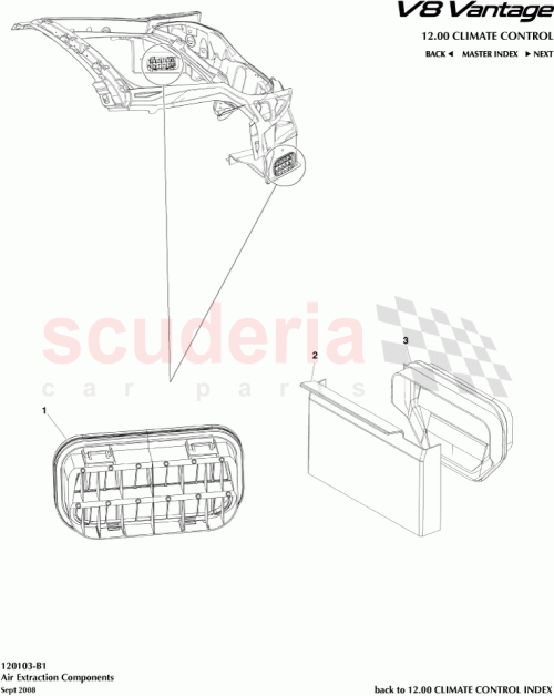 Part Diagram for Aston Martin 6G33-02286-AB