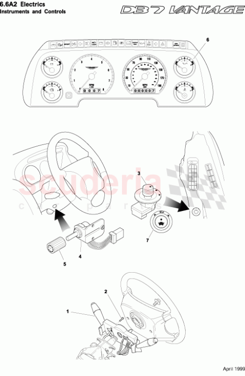 Part Diagram for Aston Martin 37-81840