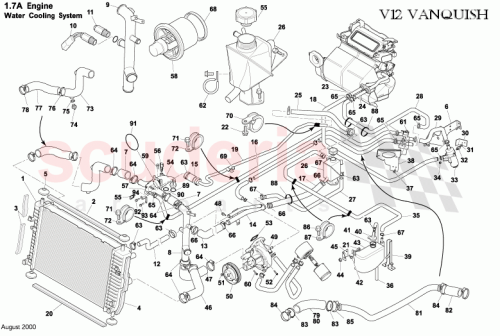 Part Diagram for Aston Martin 1R12-322872-AF