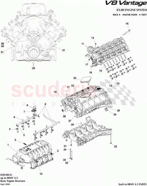 Part Diagram for Aston Martin 91535