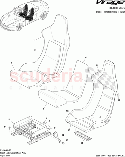 Part Diagram for Aston Martin CG4360136ACW