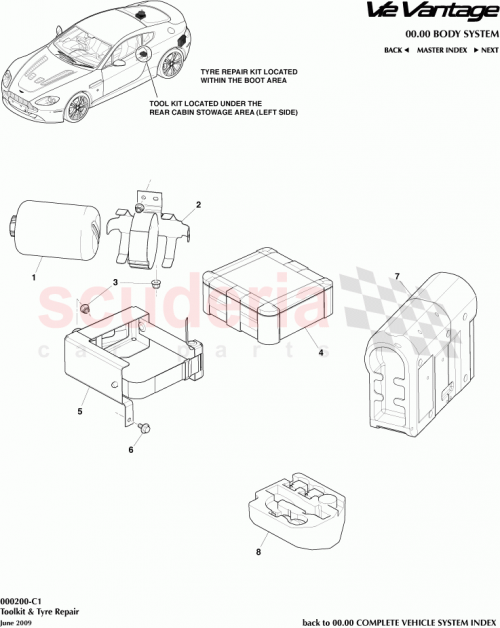 Part Diagram for Aston Martin AG33-S064T64-AB