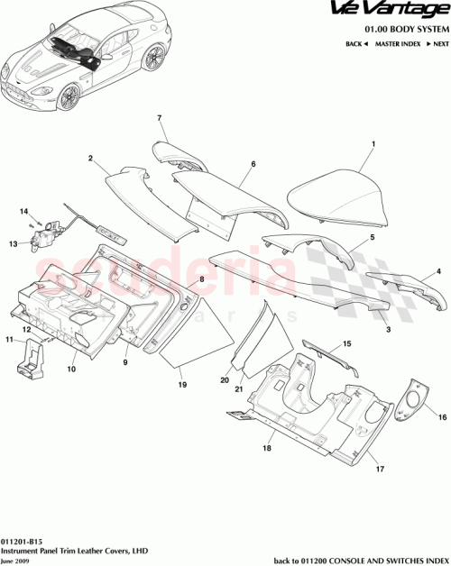 Part Diagram for Aston Martin 6G33-C04325-AFW